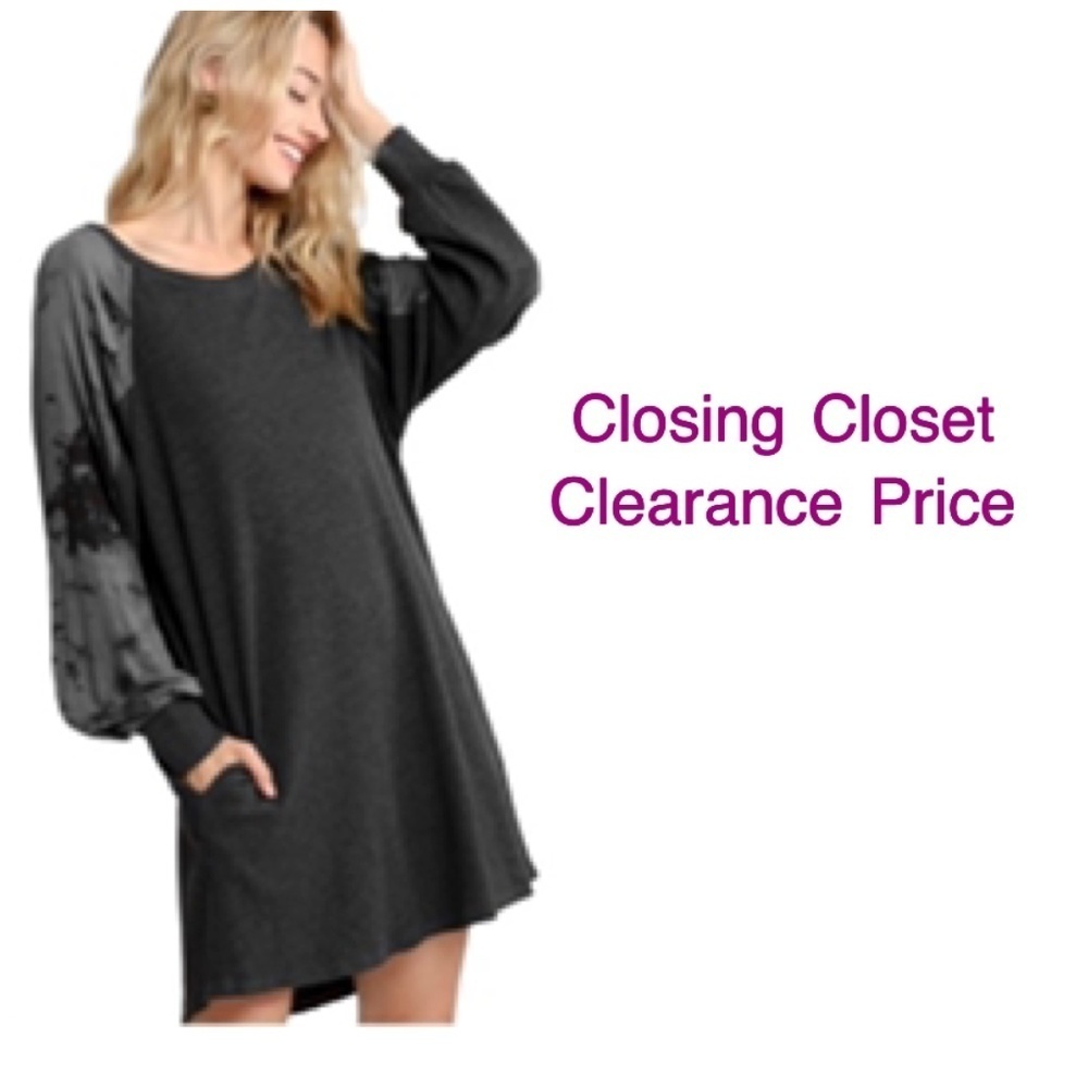 CLEARANCE PRICED Large Umgee Women’s Waffle Knit Cotton Dress